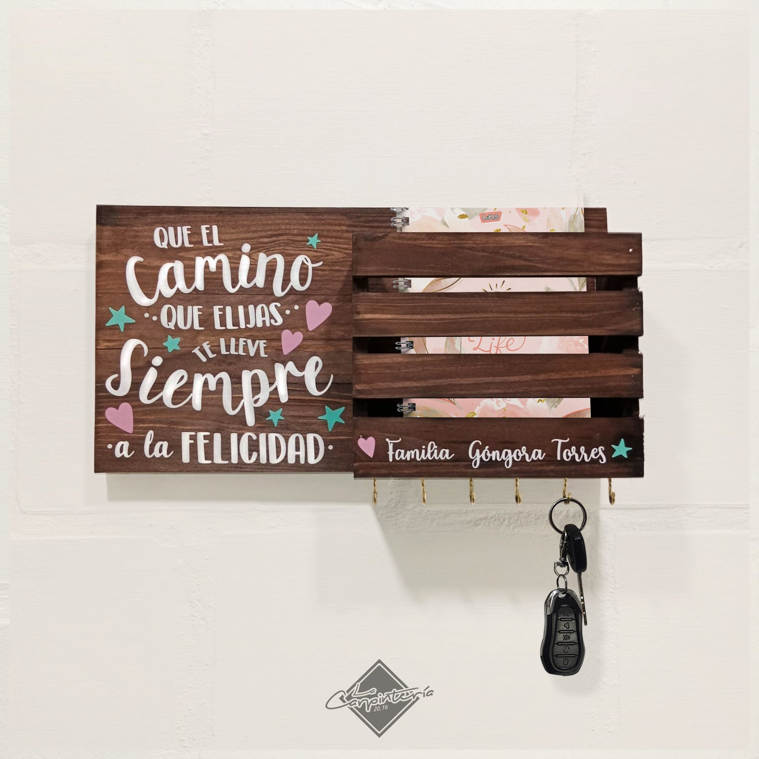 Portallaves pequeño de cajón